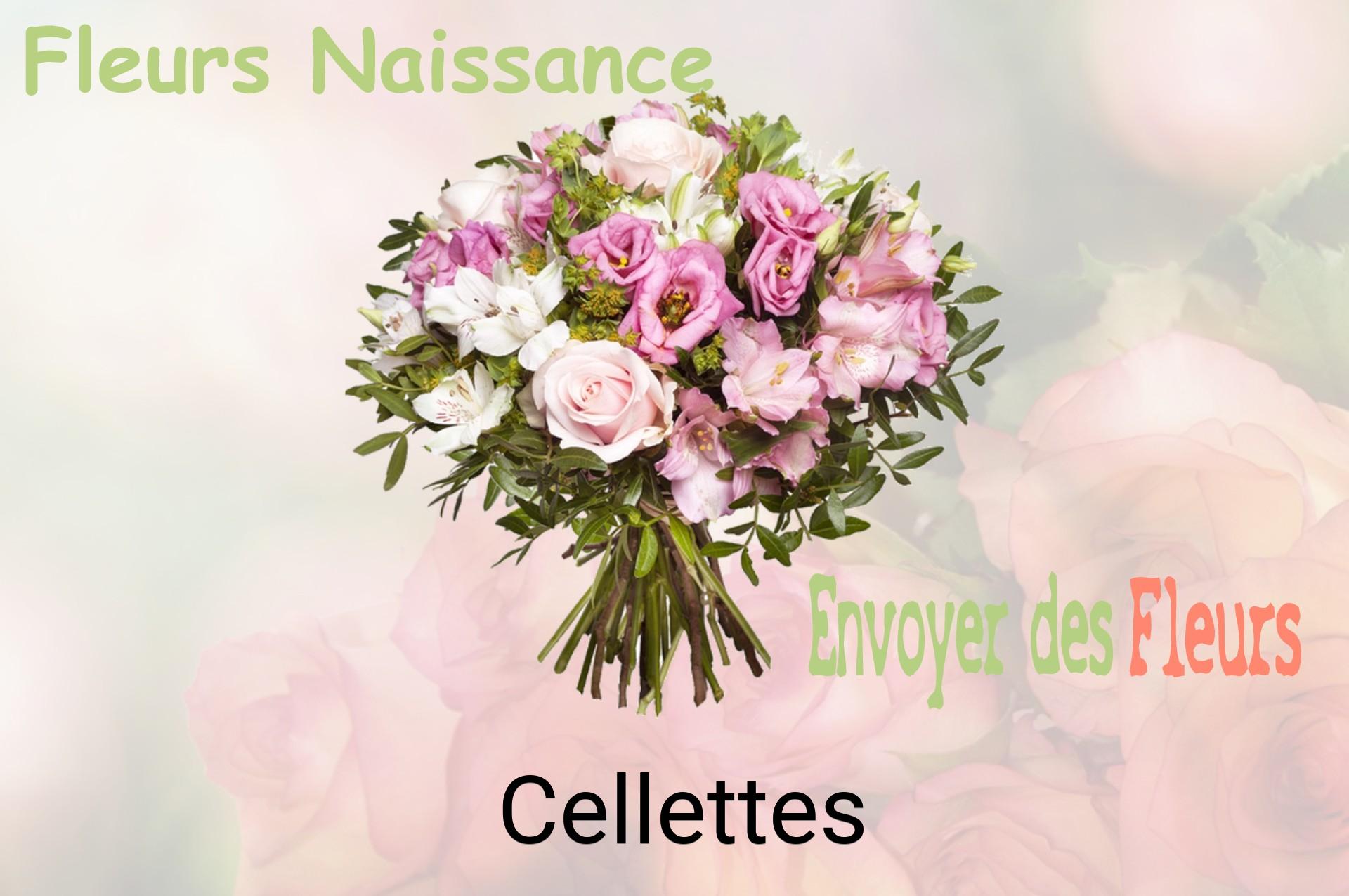 Bouquet de fleurs de naissance livré à Cellettes